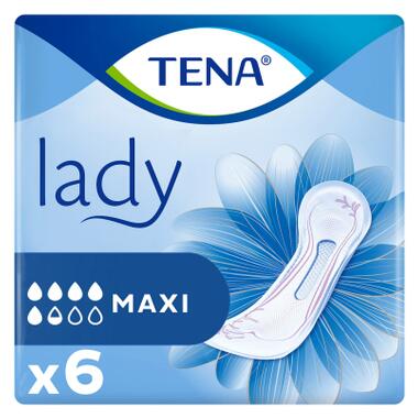 Урологічні прокладки Tena Lady Maxi InstaDry 6 шт. (7322540593129) фото №1