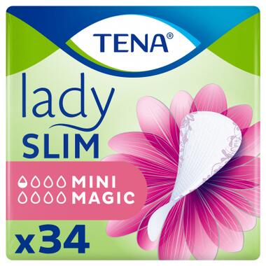 Урологічні прокладки Tena Lady Slim Mini Magic 34 шт. (7322540894714) фото №1