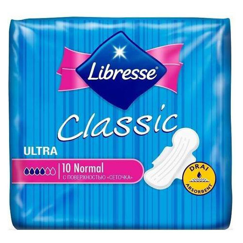 Гигиенические прокладки Libresse Classic Normal 10 шт (012439) фото №1