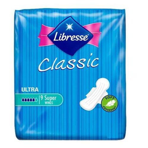 Гигиенические прокладки Libresse Classic Soft 9 шт (012453) фото №1