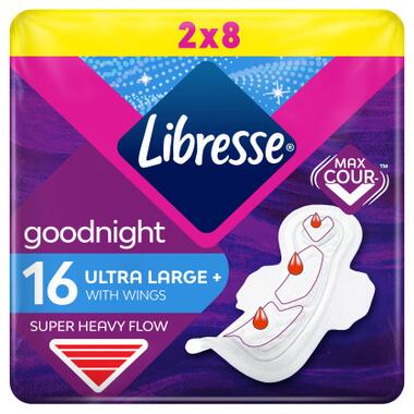 Гігієнічні прокладки Libresse Ultra Goodnight Large 16 шт. (7322540960273) фото №1