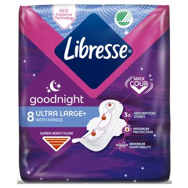 Гігієнічні прокладки Libresse Ultra Goodnight Large 8 шт. (7322540960235) фото №2