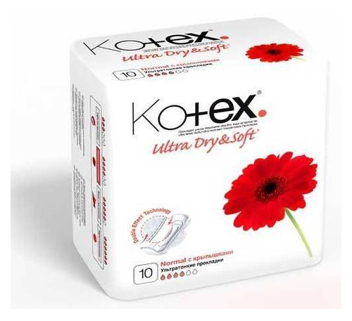 Прокладки Kotex Ultra Soft Normal 4 капли 10 шт (542669) фото №1