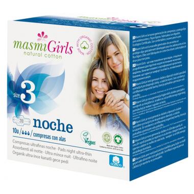 Гігієнічні прокладки Masmi Girl ультратонкі для підлітків розмір 3 10 шт. (8432984001643) фото №1