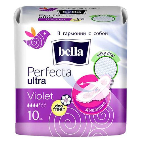 Гигиенические прокладки Bella Perfecta Ultra Violet Deo Fresh 10 шт 301934 фото №1