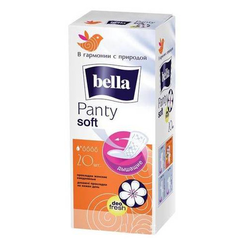 Ежедневные гигиенические прокладки Bella Panty Soft Deo Fresh, 20 шт 311940 фото №1