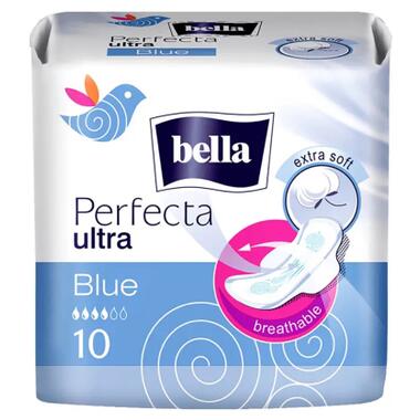 Гігієнічні прокладки Bella Perfecta Blue Soft Ultra 10 шт. (5900516305871) фото №1