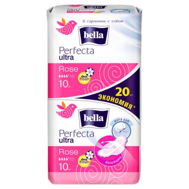Гігієнічні прокладки Bella Perfecta Ultra Rose Deo Fresh 20 шт. (5900516305925) фото №1