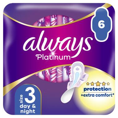 Гігієнічні прокладки Always Platinum Day&Night (Розмір 3) 6 шт. (8001090445032) фото №1