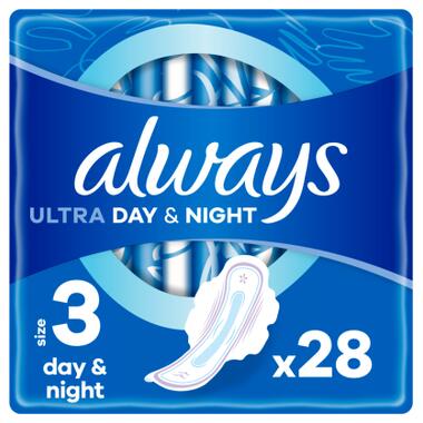 Гігієнічні прокладки Always Ultra Day&Night (Розмір 3) 28 шт. (4015400489764) фото №1
