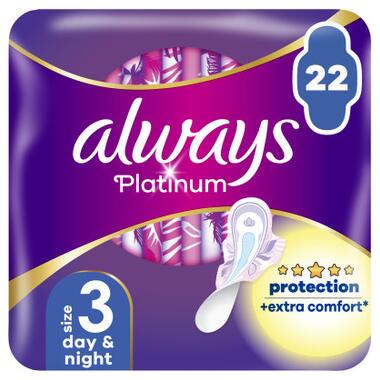Гігієнічні прокладки Always Platinum Day&Night Розмір 3 22 шт. (8001841913919) фото №1