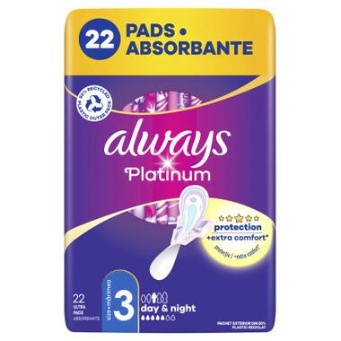 Гігієнічні прокладки Always Platinum Day&Night Розмір 3 22 шт. (8001841913919) фото №2