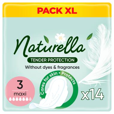 Гігієнічні прокладки Naturella Ніжний Захист Maxi (Розмір 3) 14 шт. (8700216045346) фото №1