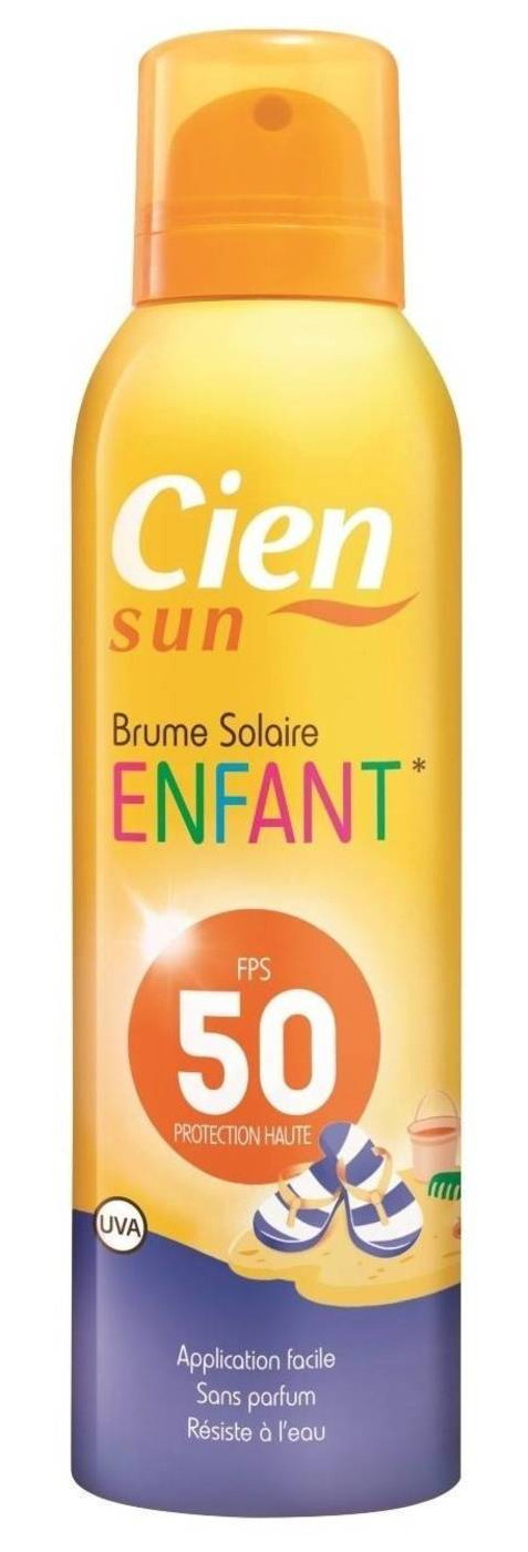 Солнцезащитный спрей Cien Brume Solaire Enfant SPF50, 200 мл 546533 фото №1