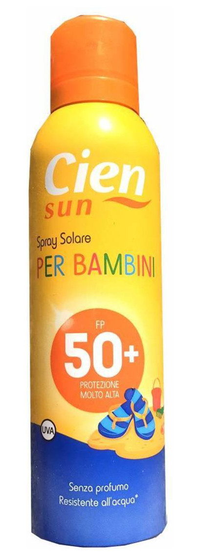 Солнцезащитный спрей Cien Per Bambini SPF50 детский, 200 мл 546533 фото №1