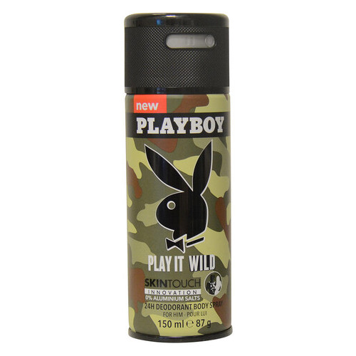 Дезодорант Playboy Play It Wild for Him для чоловіків 150 ml фото №1