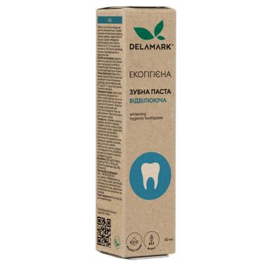 Зубна паста DeLaMark відбілююча 80 мл (4820152332158) фото №1