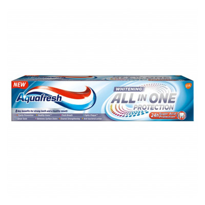 Зубна паста Aquafresh All in One, що відбілює 100 мл (5054563058591) фото №1