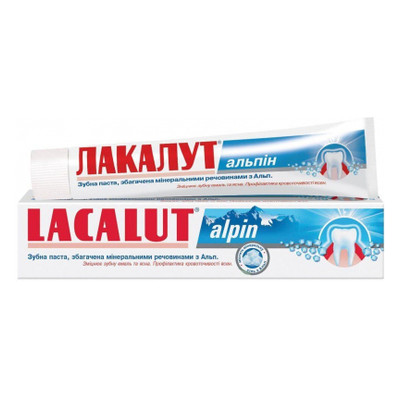 Зубна паста Lacalut alpin 75 мл (4016369696996) фото №2
