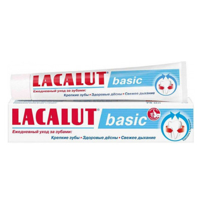 Зубна паста Lacalut basic 75 мл (4016369696590) фото №2