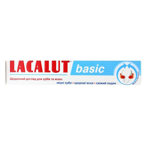 Зубна паста Lacalut basic 75 мл (4016369696590) фото №1