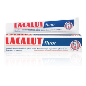 Зубна паста Lacalut fluor 75 мл (4016369696316) фото №1