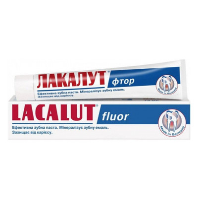Зубна паста Lacalut fluor 75 мл (4016369696316) фото №2