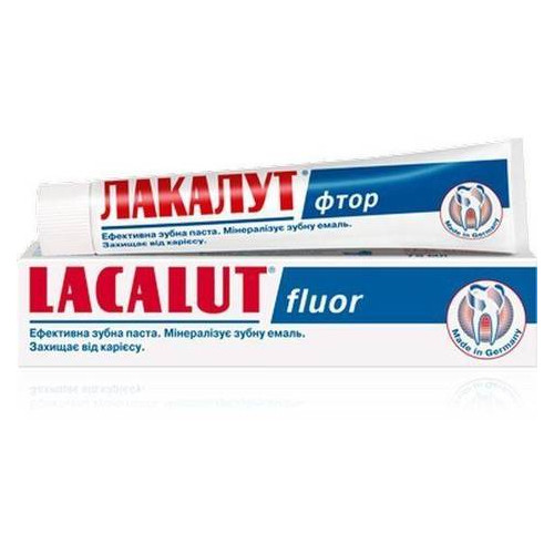 Зубная паста Lacalut fluor 75мл 696316 фото №1