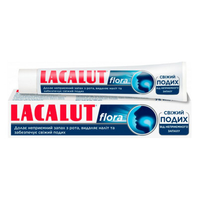 Зубна паста Lacalut flora 75 мл (4016369691588) фото №1