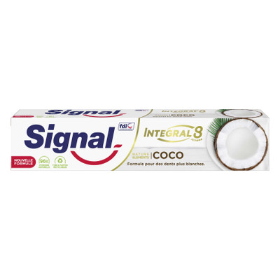 Зубна паста Signal Integral 8 Nature Elements з кокосом 75 мл (8710447328095) фото №1