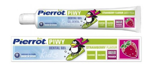 Зубной гель Pierrot Junior Piwy клубника Са+F 50 мл Ref.54 фото №1