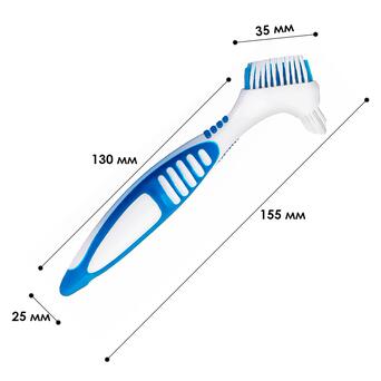 Щітка Lesko 29587 Blue для чищення зубних протезів фото №5