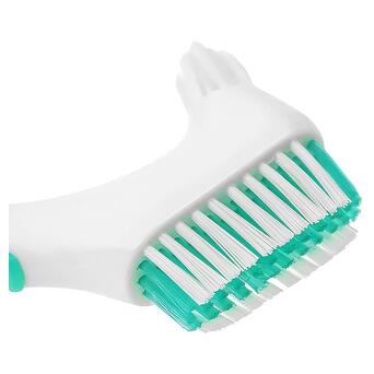 Щітка Lesko 29587 Green для чищення зубних протезів фото №2