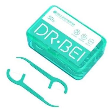 Нитка зубная Xiaomi Doctor Bei Cleaning Dental Flosser Green (50 шт) (BHR4495RT) фото №1