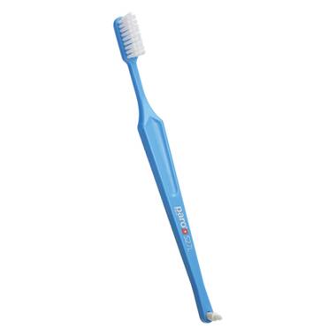 Зубна щітка Paro Swiss S27L м'яка блакитна (7610458007396-blue) фото №1