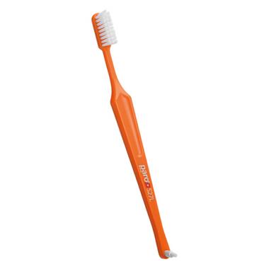 Зубна щітка Paro Swiss S27L м'яка помаранчева (7610458007396-orange) фото №1