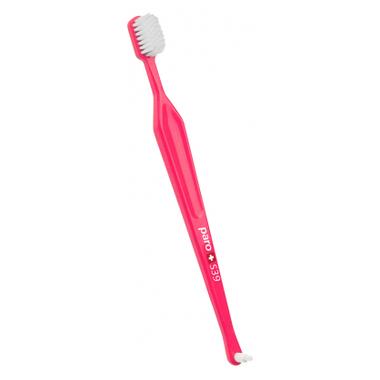 Зубна щітка Paro Swiss S39 в поліетиленовій уп. м'яка Рожева (7610458097150-pink) фото №1