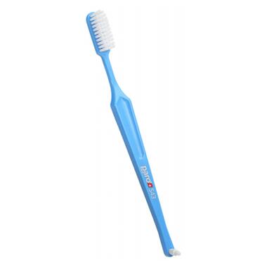 Зубна щітка Paro Swiss S43 м'яка блакитна (7610458007099-blue) фото №1