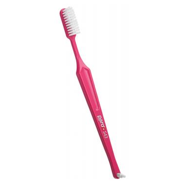 Зубна щітка Paro Swiss S43 м'яка рожева (7610458007099-pink) фото №1