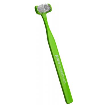 Зубна щітка Paro Swiss Superbrush тристороння салатова (7610458007242-light-green) фото №1