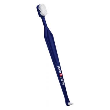 Зубна щітка Paro Swiss exS39 в поліетиленовій упаковці Ультрам'яка Синя (7610458097143-dark-blue) фото №1