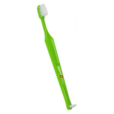 Дитяча зубна щітка Paro Swiss M27 середньої жорсткості, салатовий (7610458097440-Light-green) фото №1
