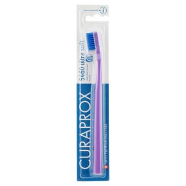 Зубна щітка Curaprox CS 5460 Ultra Soft Ультрам'яка D 0.10 мм Лілова із синьою щетиною (CS 5460-13) фото №1