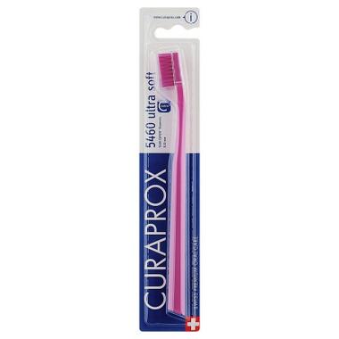 Зубна щітка Curaprox CS 5460 Ultra Soft Ультрам'яка D 0.10 мм Рожева з рожевою щетиною (CS 5460-10) фото №1