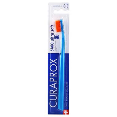 Зубна щітка Curaprox CS 5460 Ultra Soft Ультрам'яка D 0.10 мм Синя з помаранчевою щетиною (CS 5460-27) фото №1