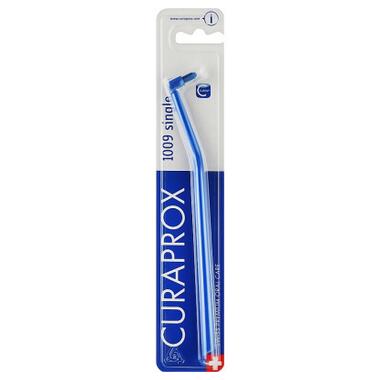 Зубна щітка Curaprox CS 1009 Single & Sulcular 9 мм Монопучкова Синя (CS 1009-10) фото №1