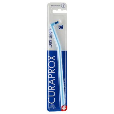 Зубна щітка Curaprox CS 1009 Single & Sulcular 9 мм Монопучкова Блакитна (CS 1009-08) фото №1