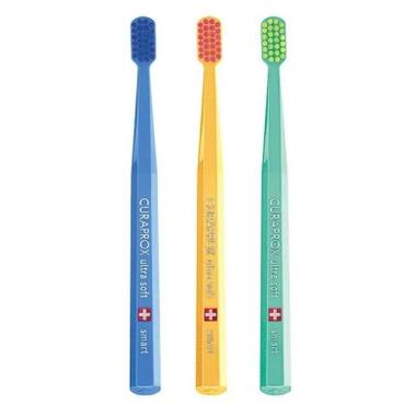 Дитяча зубна щітка Curaprox Ультрам'які CS Smart Ultra Soft (від 5 років) 3 шт (CS Smart/3-03) фото №2