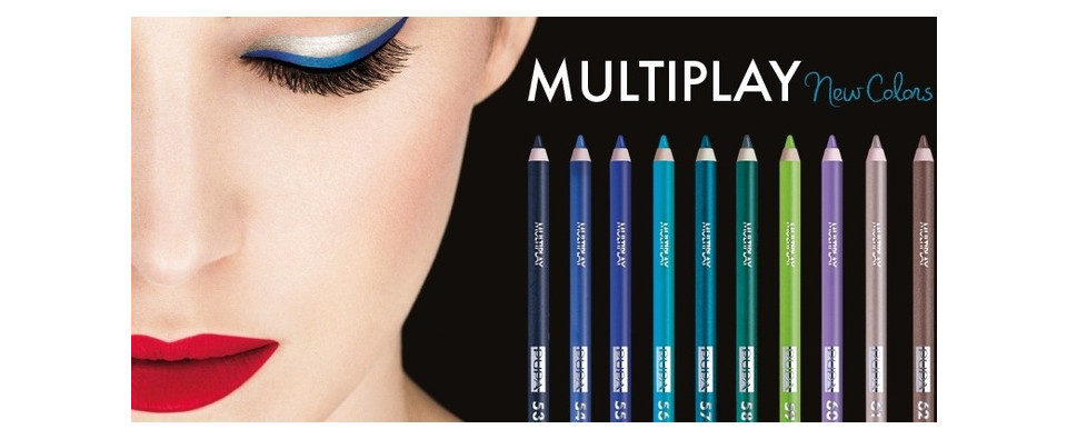 Карандаш для глаз Pupa Multiplay 3-in-1 Eyeliner 53 - Midnight blue (темно-синий) фото №2