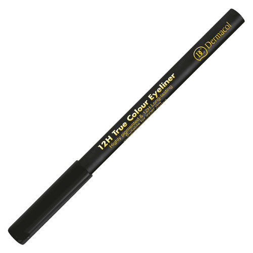 Стойкий карандаш для глаз Dermacol 08 12H True Colour Черный фото №1